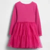 Vestito in tulle e tessuti misti per neonato & bebè
