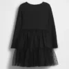 Vestito in tulle e tessuti misti per neonato & bebè