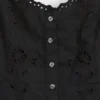 Vestito lungo con canotta ricamata in misto lino