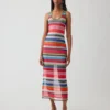 Vestito lungo trasparente a righe "Happy Stripe" di Gapstudio