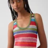 Vestito lungo trasparente a righe "Happy Stripe" di Gapstudio