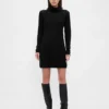 Vestito maglione a collo alto CashSoft Pointelle