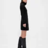 Vestito maglione a collo alto CashSoft Pointelle