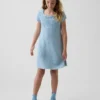 Vestito maglione all’uncinetto per bambini