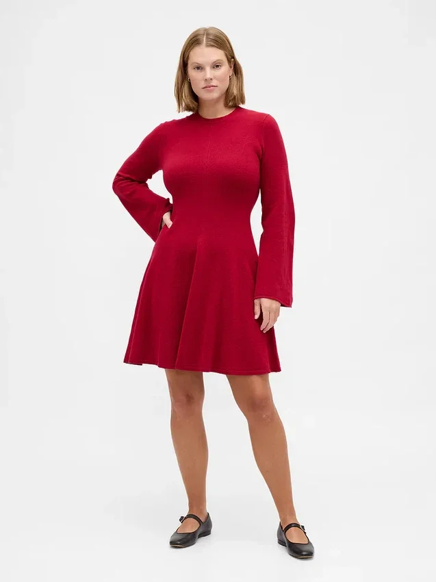 Vestito maglione mini elasticizzato CashSoft