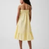 Vestito midi in garza di cotone per bambina
