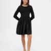 Vestito moderno per bambina in tessuto misto