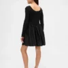 Vestito moderno per bambina in tessuto misto