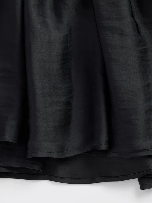 Vestito moderno per bambina in tessuto misto