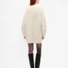 Vestito oversize a maglione con collo alto