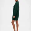 Vestito oversize a maglione con collo alto