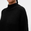 Vestito oversize a maglione con collo alto