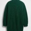 Vestito oversize a maglione con collo alto