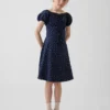 Vestito per bambina con arricciature