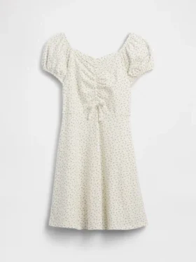 Vestito per bambina con arricciature