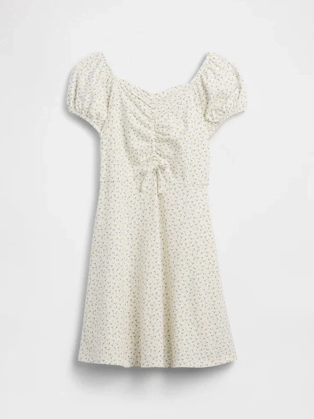 Vestito per bambina con arricciature