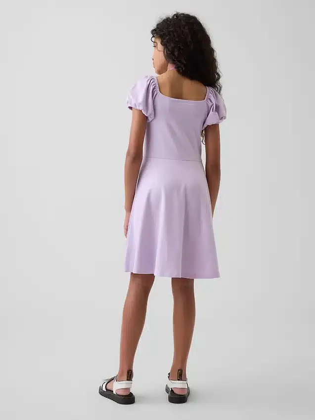 Vestito per bambina con arricciature
