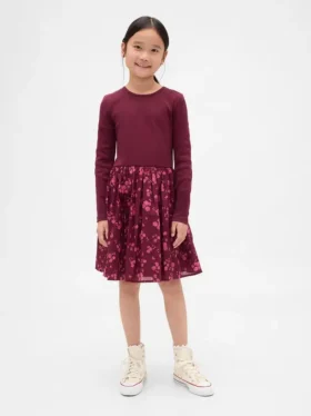 Vestito per bambini in tessuti misti