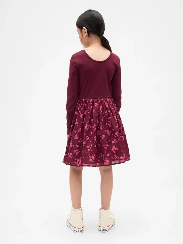 Vestito per bambini in tessuti misti