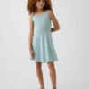 Vestito senza spalline in jersey per bambini