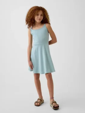 Vestito senza spalline in jersey per bambini