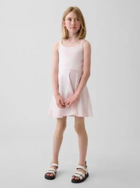 Vestito senza spalline in jersey per bambini