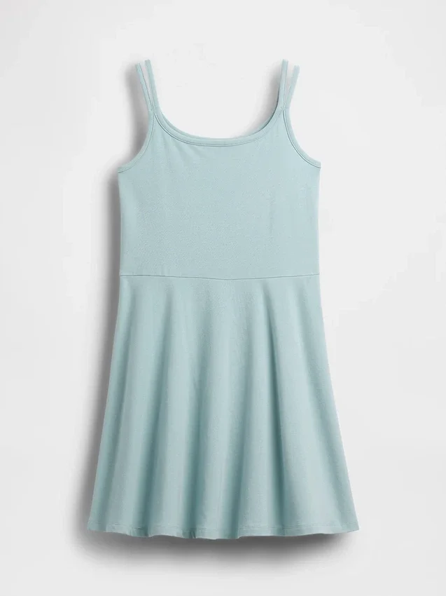 Vestito senza spalline in jersey per bambini