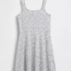 Vestito senza spalline in jersey per bambini