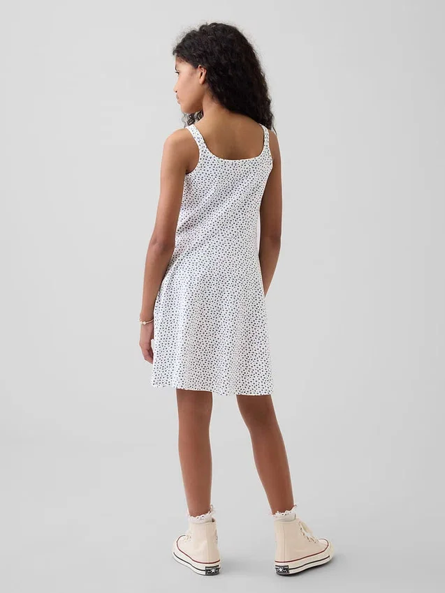 Vestito senza spalline in jersey per bambini