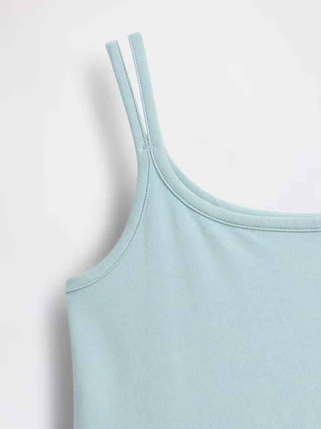 Vestito senza spalline in jersey per bambini