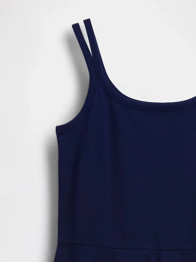 Vestito senza spalline in jersey per bambini