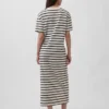 Vestito T-shirt maxi oversize in tessuto pesante