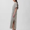 Vestito T-shirt maxi oversize in tessuto pesante
