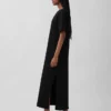 Vestito T-shirt maxi oversize in tessuto pesante