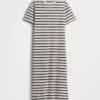 Vestito T-shirt maxi oversize in tessuto pesante